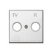 Центральна плата TV+R розетки ABB Sky 8550 BL (біла)