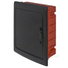 Вбудованний пластиковий корпус E.Next e.plbox.pro.w.72b.black 72м чорний IP40 (CP12972B)