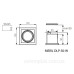 Вбудований поворотний світильник Down Light Kanlux Meril DLP-50-W (26480) білий