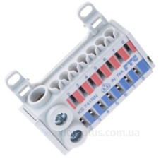 Клема FTG KVK KS 741RN (вхід: 2х25мм², 2х16мм², виходи: 14х4мм²) Клема FTG KVK KS 741RN (вхід: 2х25мм², 2х16мм², виходи: 14х4мм²)