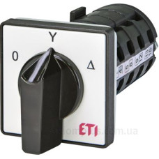 Кулачковий перемикач ETI 004773132 CS 16 12 U («OY-Δ» 16А) Кулачковий перемикач ETI 004773132 CS 16 12 U («OY-Δ» 16А)