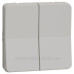 Прохідний 2-клавішний перемикач Schneider Electric MUR39022 (сх.6+6) IP55 (білий)