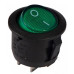 Перемикач TNSy KCD1-5-102 G/B круглий зелений (TNSy5500712)