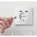 USB розетка Schuko Schneider Electric Merten System M MTN2366-0319 2 USB (полярно білий)