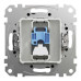 Розетка Schneider Sedna Design чорна комп'ютерна RJ45 Cat. 6 UTP ( SDD114461 )