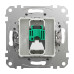Розетка Schneider Sedna Design алюміній комп'ютерна RJ45 Саt. 5e UTP ( SDD113451 )