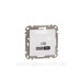 Розетка USB Schneider Electric Sedna Design & Elements A+C 3A 45Вт біла SDD111404