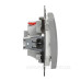 Одноклавішний перемикач Schneider Electric Sedna Design & Elements з кришкою IP44 алюміній SDD213106