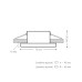 Точковий світильник MJ-Light MJ12040 Tiko GU5.3 1x10W IP20