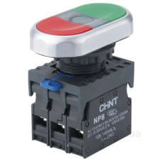 Подвійна кнопка Chint NP8-20S 2NO IP65 (667319)