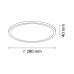 Світильник стельовий Goldlux 3319005 Woody LED 1x15W 4000K 1600Lm IP20 бежевий