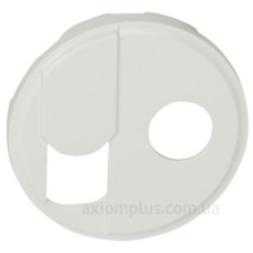 Накладка RJ-45 та TV розетки Legrand Celiane (068239) тип F (білий)