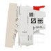 Перехресний вимикач Schneider Electric Unica New NU320544 1-клавішний 10А 2м бежевий