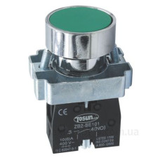 Кнопка TOSUNlux PB2-BA31 1NO Ø22мм AC 230/400B зелена (6940151015536)