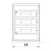Шафа ударостійка e.plbox.400.500.175.54m.tr E.Next