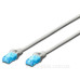 Сірий патч-корд cat.5e UTP (10м) AWG 26/7 CCA PVC Digitus DK-1512-100