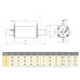 Запобіжник ETI 004724221 M2UQ2/315A/690V gR (200 kA)