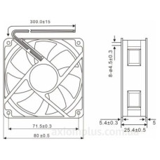 Щитовий вентилятор TOSUNlux 120x120x38 22Вт 230В АС (6940151046431) Щитовий вентилятор TOSUNlux 120x120x38 22Вт 230В АС (6940151046431)