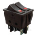 Перемикач TNSy KCD2-2101EN R+R/B з підсвічуванням червоний (TNSy5500816)