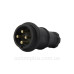 Чотирьохполюсна каучукова переносна силова вилка E.Next e.plug.rubber.060.16 16А (s9100035)