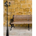 Вуличний світильник Goldlux 313423 Liguria E27 3x20W IP43 чорний