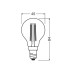 Світлодіодна лампочка Osram 4099854468759 LED E14 1x3.4W 2700K 470Lm IP20