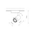 Трековий світильник Nowodvorski 7623 Profile Zoom LED 1x9W 3000K 600Lm IP20 білий