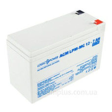 Акумулятор LogicPower AGM LPM-MG 12-7 AH 12В Акумулятор LogicPower AGM LPM-MG 12-7 AH 12В