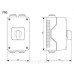 Кулачковий перемикач у корпусі ETI 004773199 CS 40 53 PN2 (3p «1-0-2» IP65 40A)