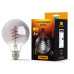 Диммована філаментна лампа Videx Filament G95FGD E27 4Вт 2100K (VL-G95FGD-04272) графіт