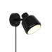 Бра, настінний світильник Nordlux 2612091003 Louella E14 1x10W IP20 чорний