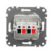 Аудіорозетка Schneider Electric Sedna Design & Elements біла SDD111411