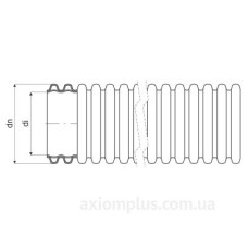 Гофрована труба Kopos Kopoflex KF 09040 40 чорного кольору Гофрована труба Kopos Kopoflex KF 09040 40 чорного кольору