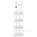 Мультифункційне реле часу NOARK Ex9TR 10M 3CO 10 функцій 1CO 16А та 2O 8A 12-240В AC/DC (111733)