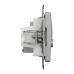 Розетка Schneider Sedna Design алюміній комп'ютерна RJ45 Cat.6 UTP + TV ( SDD113469T )