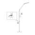 Торшер Goldlux 325006 Ferrara LED 1x13W 3000K/4000K/6000K 700Lm IP20 чорний