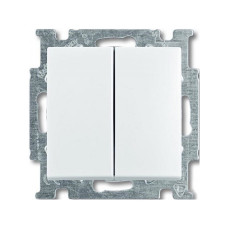 Вимикач ABB basic55 білий 2кл ( 2CKA001012A2141 ) Вимикач ABB basic55 білий 2кл ( 2CKA001012A2141 )