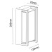 Вуличний світильник Goldlux 320032 Kobe E27 1x12W IP54 чорний