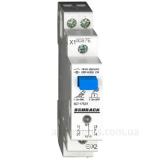 Модульна LED кнопка Schrack BZ117531 230В АС/DC 1НО+1НЗ 16А Модульна LED кнопка Schrack BZ117531 230В АС/DC 1НО+1НЗ 16А