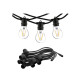 Гірлянда Nowodvorski Festoon Lights E27 10x15W IP65 чорний ( 7873 )