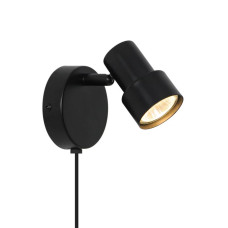 Бра, настінний світильник Nordlux 2512391003 Boston GU10 1x5W IP20 чорний