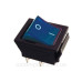 Перемикач TNSy KCD2-202N BL/B з підсвічуванням синій (TNSy5500777)