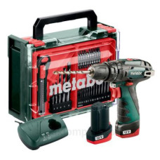 Акумуляторний безударний дриль-шуруповерт Metabo PowerMaxx SB Basic 12В 2x2,0Аг (600385710) Акумуляторний безударний дриль-шуруповерт Metabo PowerMaxx SB Basic 12В 2x2,0Аг (600385710)
