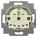 Розетка ABB Basic 55 20 EUK-92-507 із заземленням та кришкою (слонова кістка)
