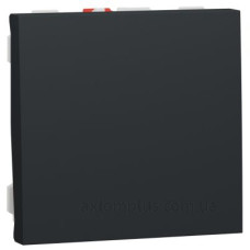 Одноклавішний вимикач Schneider Electric NU320654 (схема 1) 10А 2М (антрацит) Одноклавішний вимикач Schneider Electric NU320654 (схема 1) 10А 2М (антрацит)