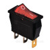 Перемикач TNSy KCD3-101N R/B з підсвічуванням червоний (TNSy5500838)
