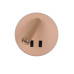 Бра, настінний світильник Italux WL-53742-1-GD Furla LED 2x8W 3000K 516Lm IP20 золотий