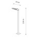 Світильник LED вуличний Nowodvorski Pathway 1x24W 3000K 2200Lm IP44 чорний ( 9420 )