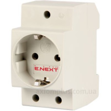 Розетка на DIN-рейку e.socket.pro.din.tms, E.NEXT