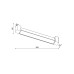 Трековий світильник Kloodi KD-LINE TURN345 PC 20W 4K WH LED 1400Lm IP20 білий